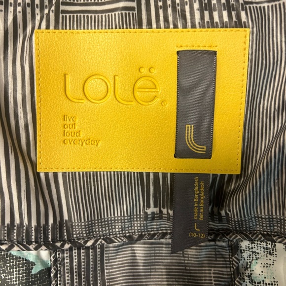 Lole Women's Gray Plaid Ski Jacket with Fur Hood - Picture 11 of 12